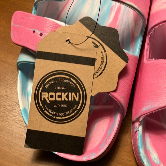 Pink and Blue Sandals - Picture 4 of 8